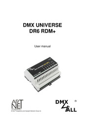 DMX4ALL DMX UNIVERSE DR6 RDM+ User Manual