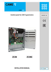 CAME ZC3NC Installation Manual