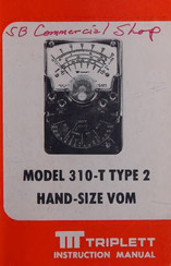 Triplett 310-T Instruction Manual