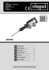 Scheppach 5908201901 Translation Of Original Instruction Manual