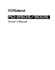 Roland RD-250S Owner's Manual