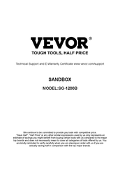VEVOR SG-1200B Manual