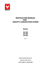 Yamato DX-400 Instruction Manual