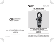Commercial Electric CMM-2055 Use And Care Manual