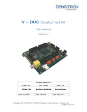Densitron V-DUO User Manual