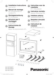 Panasonic NN-TKF70MFP Installation Instructions Manual