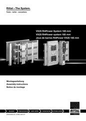 Rittal VX25 Ri4Power System Assembly Instructions Manual