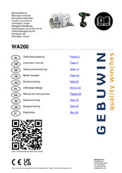 GEBUWIN WA200 Manual