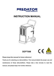 Predator DEPT098 Instruction Manual