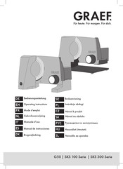 Graef SKS 110 Operating Instructions Manual