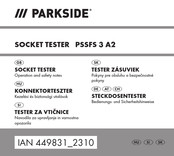 Parkside 449831 2310 Operation And Safety Notes
