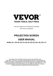 VEVOR DZC-100 User Manual