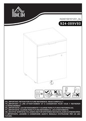 HOMCOM 924-089V80 Manual
