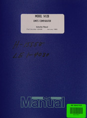 ESI 1412B Instruction Manual