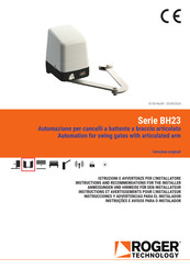 Roger Technology BH23/252/HS Instructions And Recommendations
