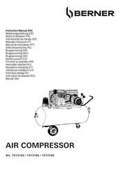 Berner 1013164 Instruction Manual
