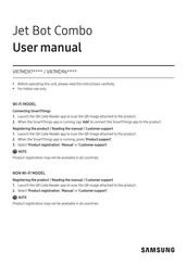 Samsung Jet Bot Combo VR7MD96 Series User Manual