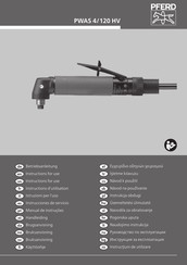 PFERD PWAS 4/120 HV Instructions For Use Manual