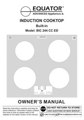 Equator BIC 244 CC ED Owner's Manual
