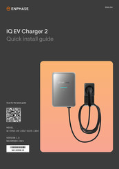 enphase IQ-EVSE-UK-1032-0105-1300 Quick Install Manual