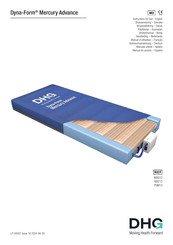 DHG Dyna-Form Mercury Advance Instructions For Use Manual