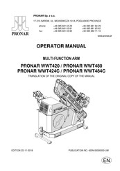 PRONAR WWT424C Operator's Manual