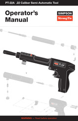 Simpson Strong-Tie PT-22A Operator's Manual