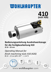 WOHLHAUPTER 410 Operating Manual