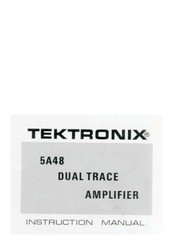 Tektronix 5A48 Instruction Manual