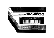 Casio SK-2100 Operation Manual
