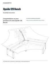 Haworth Upside 120 Bench Assembly Instructions Manual