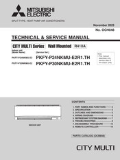 Mitsubishi Electric CITY MULTI PKFY-P30NKMU-E2R1.TH Technical & Service Manual