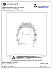 Grandinroad Neptune 183360 NEP Manual