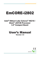 Arbor Technology EmCORE-i2802 User Manual