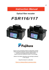 Fujikura FSR116 Instruction Manual