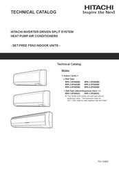 Hitachi RPK-2.5FSNSM3 Technical Catalogue