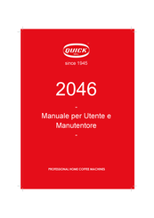 Quick MILL 2046 User And Maintenance Manual