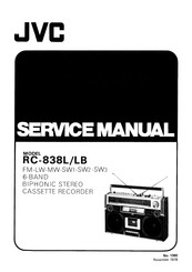 JVC RC-838L Service Manual