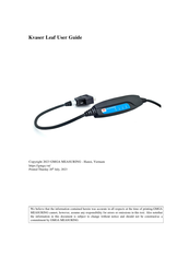 GMGA MEASURING Kvaser Leaf User Manual