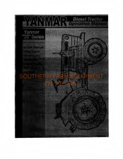 Yanmar YM1720D Operation Manual