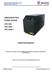 Novatek-electro NTUPS0000 Operating Manual