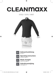 Cleanmaxx 12315 Operating Instructions Manual
