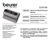 Beurer ELITE 900 Instructions For Use Manual