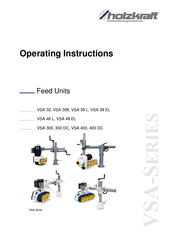 holzkraft VSA 300 Operating Instructions Manual