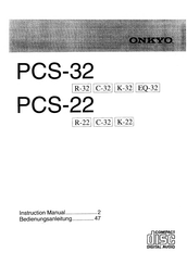 Onkyo C-32 Instruction Manual