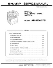Sharp AR-5726 Service Manual