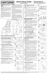 Craftsman 580.752770 Quick Setup Manual