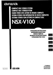 Aiwa NSX-V100 Operating Instructions Manual
