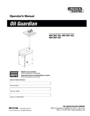 Lincoln Electric Oil Guardian Operator's Manual