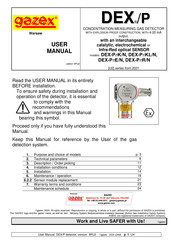 gazex DEX-PnKL/N User Manual